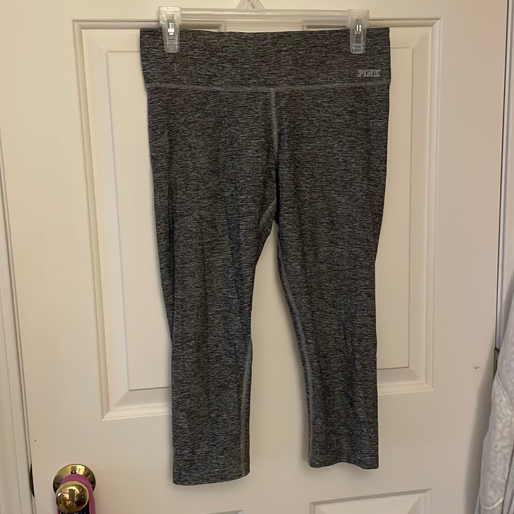 Gray Cropped Leggings